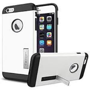 Spigen iPhone 6s Plus/6 Plus ile Uyumlu Kılıf Slim Armor Shimmery White