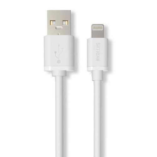 Simex Universal Lightning Stream Data Kablosu SPK-02 Beyaz 1.2mt