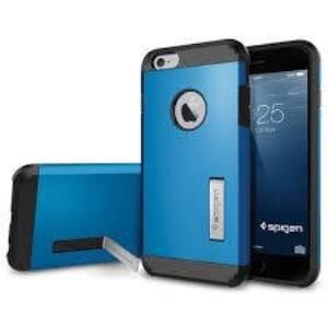 Spigen iPhone 6 Plus/6s Plus ile Uyumlu Kılıf Tough Armor Electric Blue