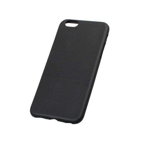 iPhone 6S Plus/6 Plus ile Uyumlu Kılıf Desenli Silikon Siyah