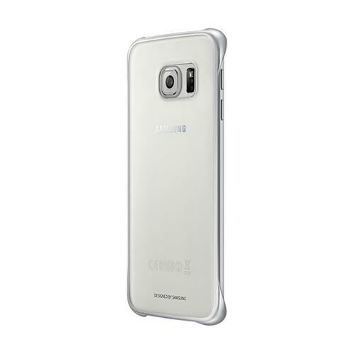 Galaxy S6 Edge ile Uyumlu Clear Cover Gri EF-QG925BSEGWW (Out)