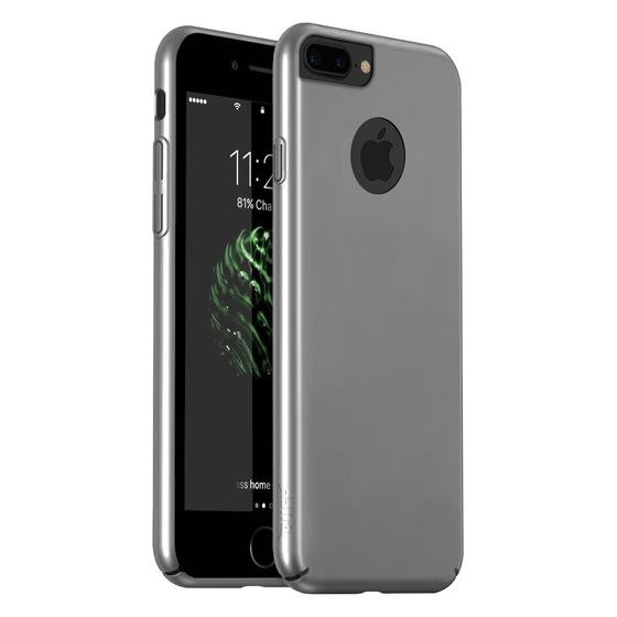 Buff iPhone 7 Plus ile Uyumlu Slim Fit Kılıf Silver