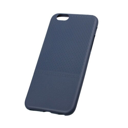 iPhone 6S Plus/6 Plus ile Uyumlu Kılıf Desenli Silikon Lacivert