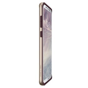 Spigen Galaxy S8 ile Uyumlu Kılıf Neo Hybrid Burgundy