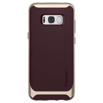 Spigen Galaxy S8 ile Uyumlu Kılıf Neo Hybrid Burgundy