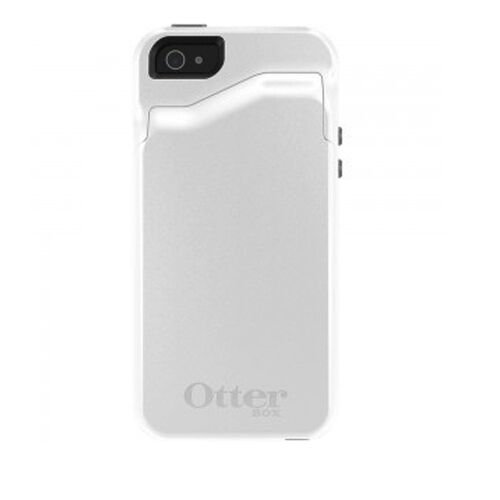 Otterbox iPhone SE/5S/5 ile Uyumlu Commuter Wallet Kılıf Gri-Beyaz