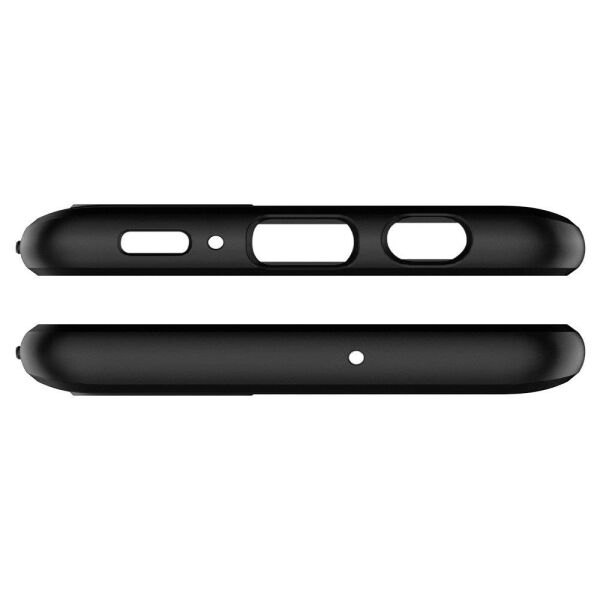 Spigen Galaxy A71 ile Uyumlu Kılıf Rugged Armor Matte Black