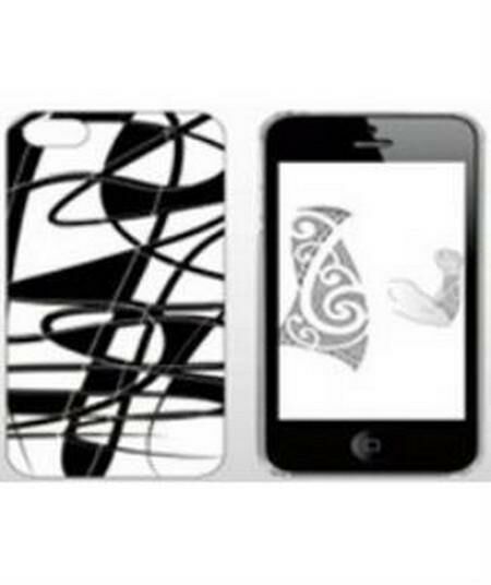 Dexim Dla235W Abstract iPhone 5 ile Uyumlu Kılıf Siyah