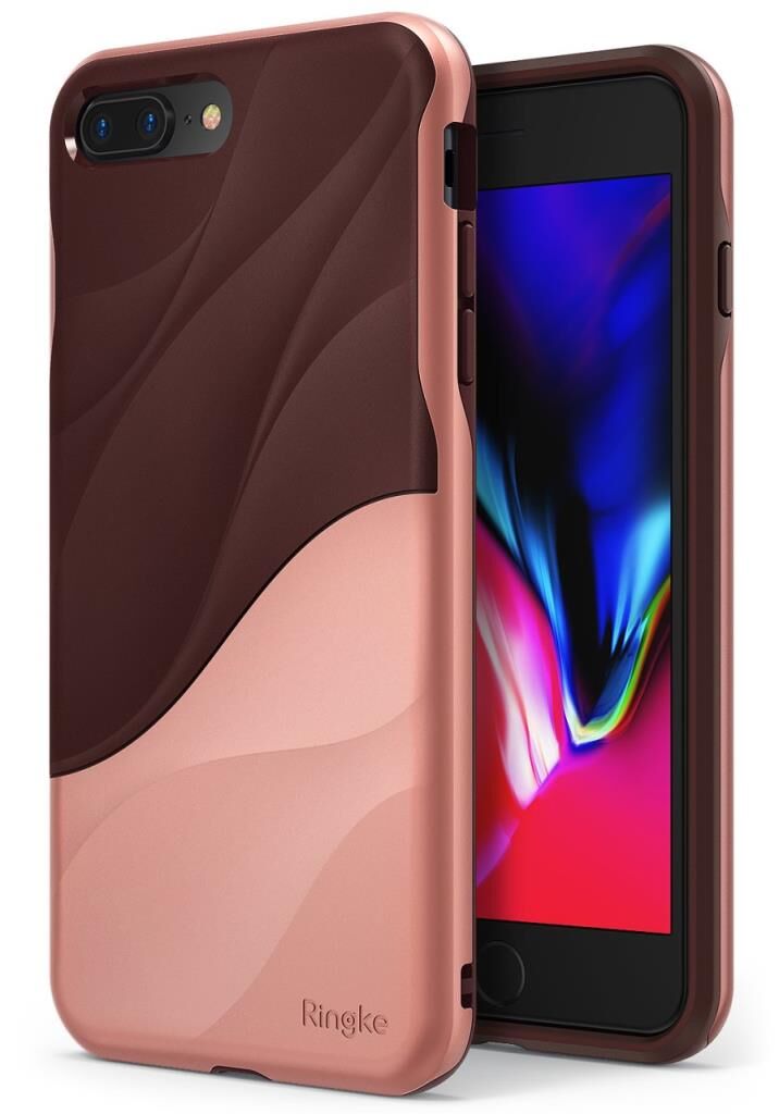 Ringke Wave iPhone 7/8 Plus ile Uyumlu KIlıf Rose Blush