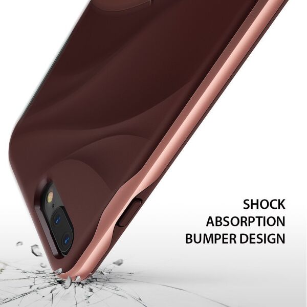 Ringke Wave iPhone 7/8 Plus ile Uyumlu KIlıf Rose Blush