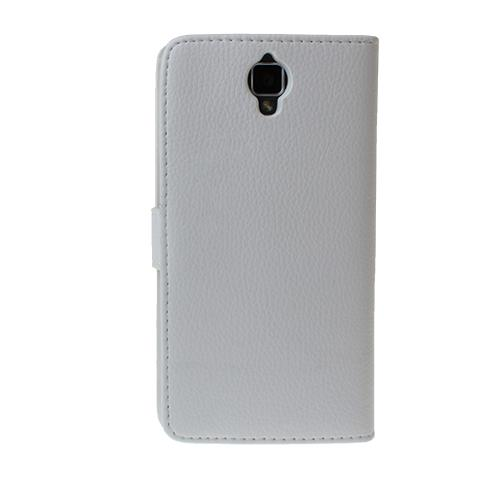 Discovery 2 ile Uyumlu Yan Model Kapaklı Deri Kılıf Beyaz