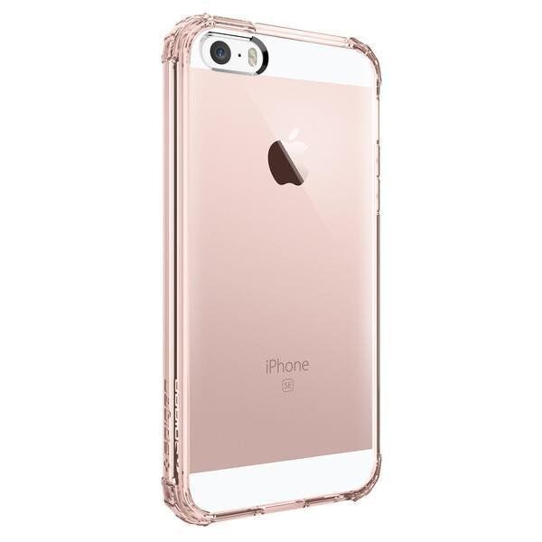 Spigen iPhone 5,5s,SE ile Uyumlu Kılıf Crystal Shell Rose Crystal