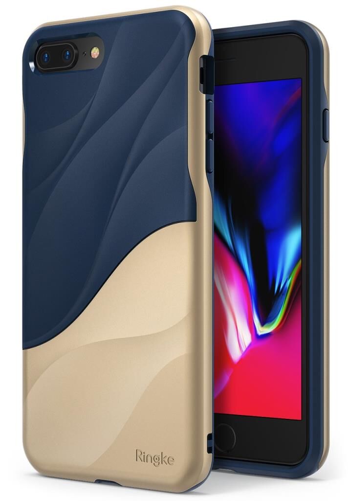 Ringke Wave iPhone 7/8 Plus ile Uyumlu KIlıf Marina Gold
