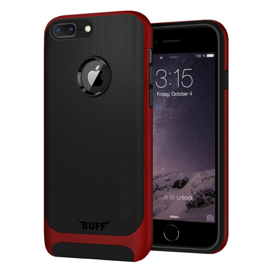 Buff iPhone 7 Plus ile Uyumlu New Armor Kılıf Red