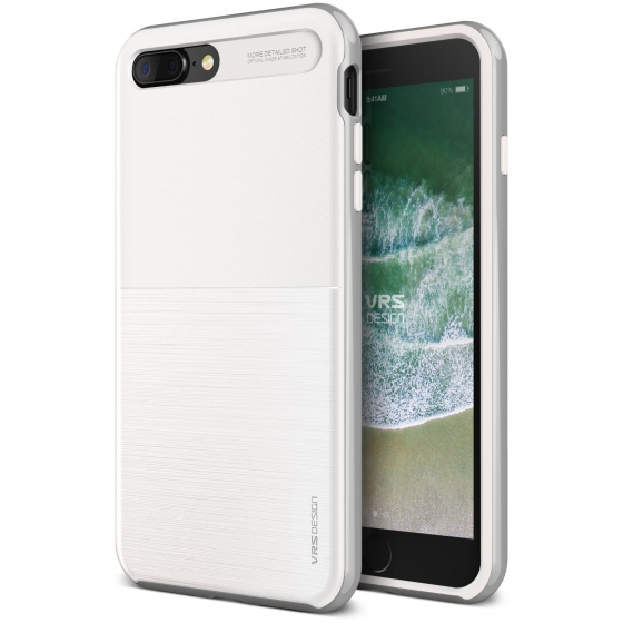 VRS iPhone 8 Plus / 7 Plus ile Uyumlu New High Pro Shield Kılıf Silver