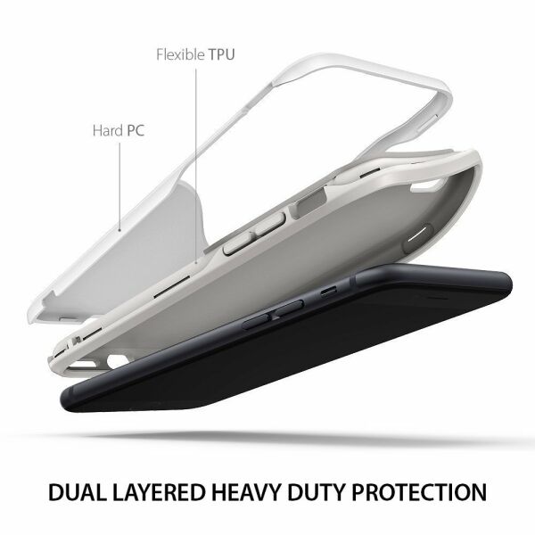 Ringke Wave iPhone 7/8 ile Uyumlu KIlıf Gray White