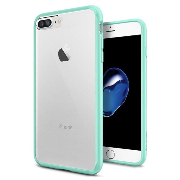 Spigen iPhone 7 Plus ile Uyumlu Kılıf Ultra Hybrid Mint