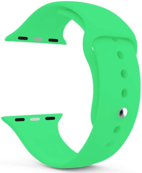 Apple Watch ile Uyumlu Series 3 42mm Silikon Kordon Yeşil
