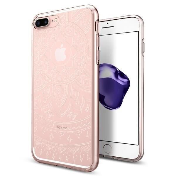 Spigen iPhone 7 Plus / 8 Plus ile Uyumlu Kılıf Liquid Crystal Shine Series Shine Clear