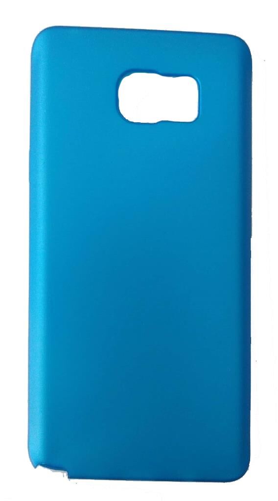 Jopus Galaxy Note 5 ile Uyumlu Soft Oil Silikon Kılıf Mavi JS-108