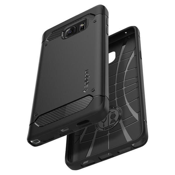 Spigen Galaxy Note 5 ile Uyumlu Kılıf Rugged Armor
