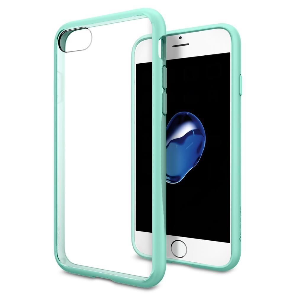 Spigen iPhone 7 ile Uyumlu Kılıf Ultra Hybrid Mint