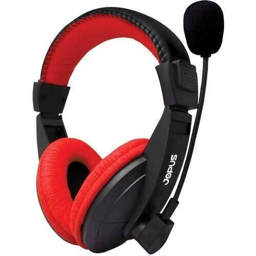 Jopus Game-J1 Universal Mikrofonlu Kulaklık Siyah Kırmızı