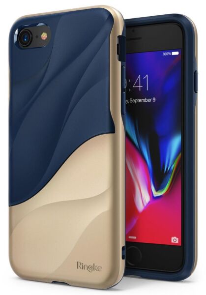 Ringke Wave iPhone 7/8 ile Uyumlu KIlıf Marina Gold