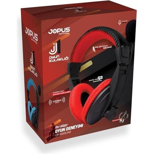 Jopus Game-J1 Universal Mikrofonlu Kulaklık Siyah Mavi