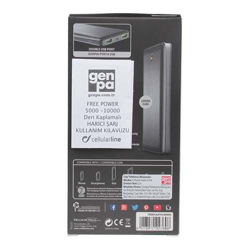 Cellular Line FreePower Executive 10000 mAh Powerbank Harici Şarj Cihazı