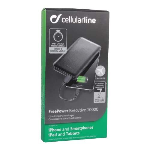 Cellular Line FreePower Executive 10000 mAh Powerbank Harici Şarj Cihazı
