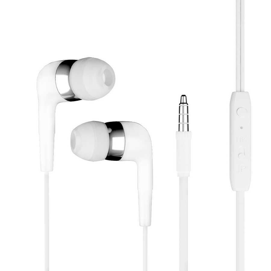 Dexim DAKSE0001-W Mikrofonlu Kulakiçi Kulaklık Beyaz