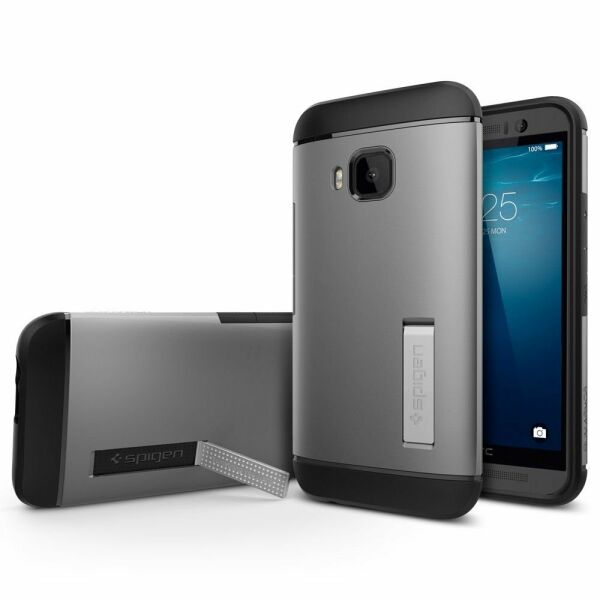 Spigen One M9 ile Uyumlu Kılıf Slim Armor Gun Metal