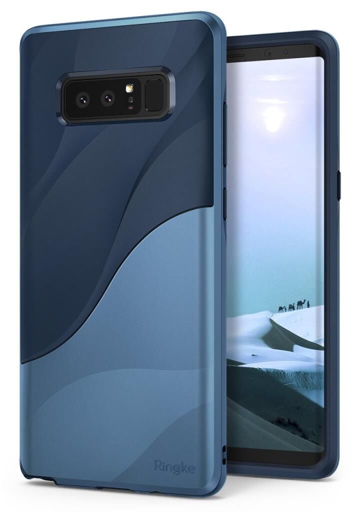 Ringke Wave Galaxy Note 8 ile Uyumlu Kılıf Coastal Blue