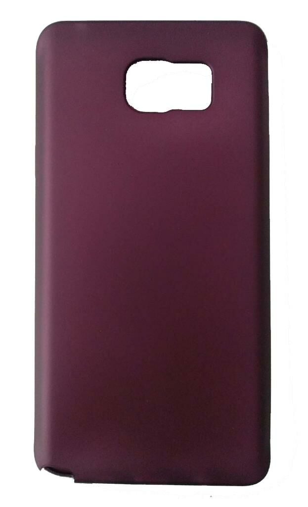 Jopus Galaxy Note 5 ile Uyumlu Soft Oil Silikon Kılıf Mor JS-108