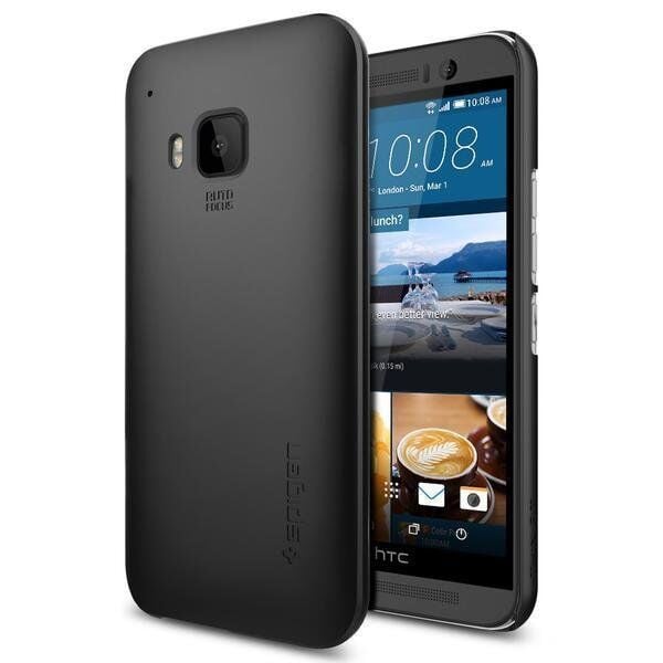 Spigen One M9 ile Uyumlu Kılıf Thin Fit Ultra İnce Smooth Black