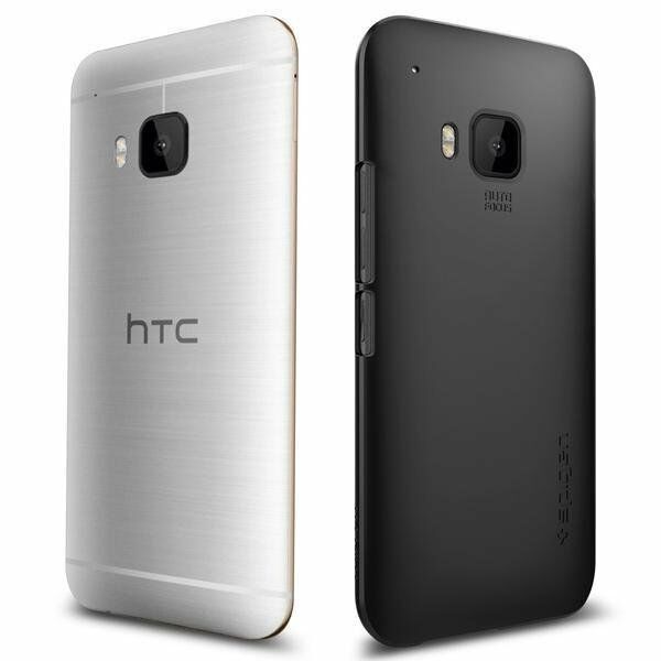 Spigen One M9 ile Uyumlu Kılıf Thin Fit Ultra İnce Smooth Black