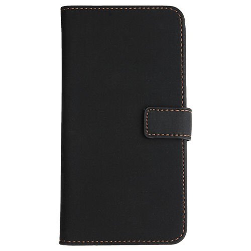 Galaxy S5 G900 ile Uyumlu Classic Walled Kapaklı Kılıf Siyah Renk