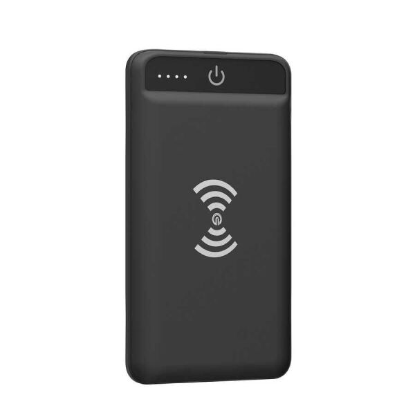 Dexim DAKSP0006 8000mAh Siyah Kablosuz Şarj PowerBank 1A