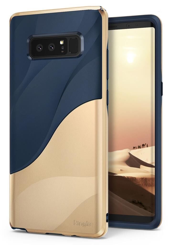 Ringke Wave Galaxy Note 8 ile Uyumlu KIlıf Marina Gold