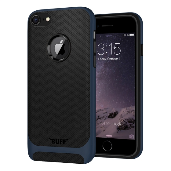 Buff iPhone 7 ile Uyumlu New Armor Kılıf Coral Blue