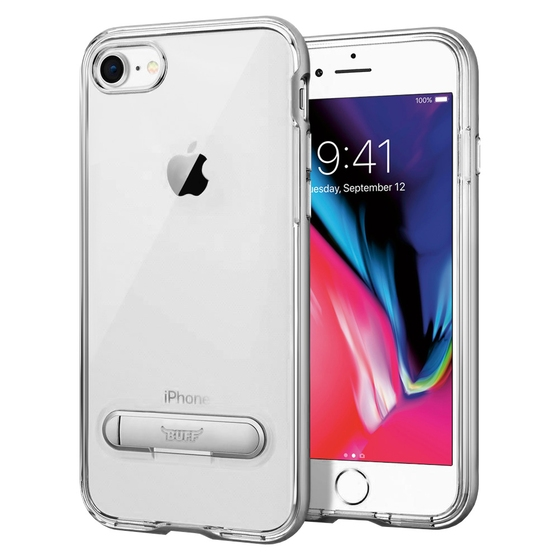 Buff iPhone 8/7 ile Uyumlu Air Bumper Kılıf Silver
