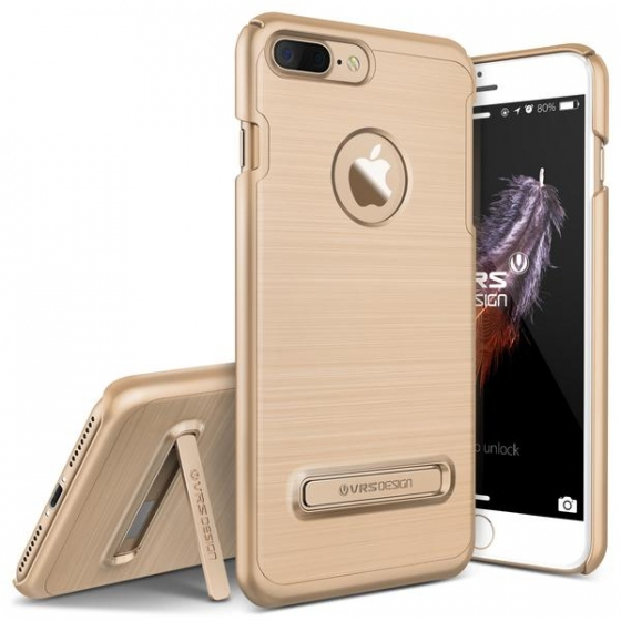 VRS iPhone 7 Plus ile Uyumlu Simpli Lite Kılıf Shine Gold