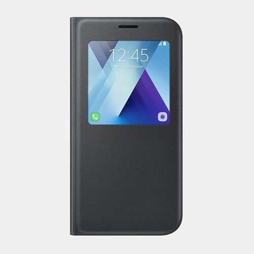 Galaxy A7(2017) ile Uyumlu S View Cover Siyah EF-CA720PBEGWW