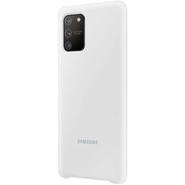 Galaxy S10 Lite ile Uyumlu Silikon Kılıf Beyaz EF-PG770TWEGWW