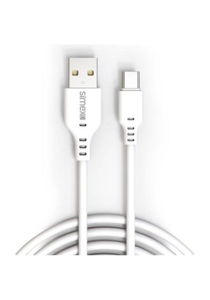 Simex Longly Type C Data Kablosu SPK-08 Beyaz 2 metre