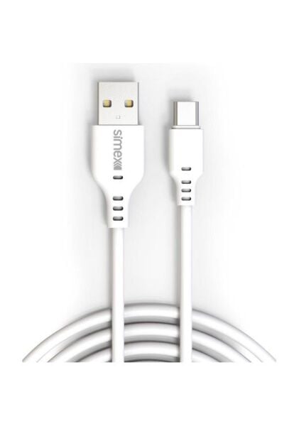 Simex Longly Type C Data Kablosu SPK-08 Beyaz 2 metre