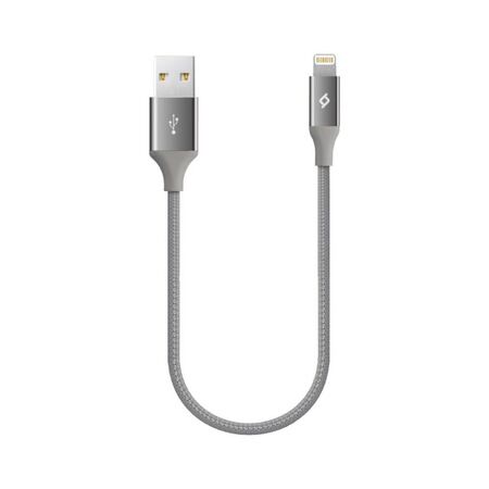 Ttec AlumiCable Mini 30 cm Lightning Şarj Kablo Uzay Grisi 2DK28UG