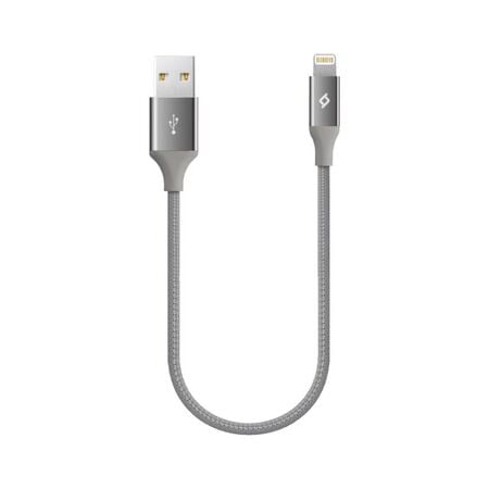 Ttec AlumiCable Mini 30 cm Lightning Şarj Kablo Uzay Grisi 2DK28UG
