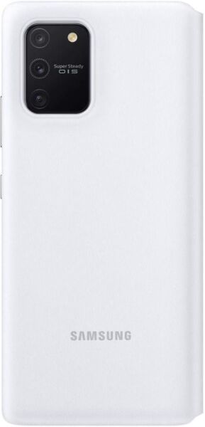Galaxy S10 Lite ile Uyumlu S View Wallet Cover Kılıf Beyaz EF-EG770PWEGWW